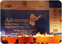 Dhanush InfoTech at the Annual IT Summit, ‘Advantage AP’ 2011
