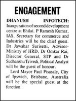 Dhanush Inaugurates Second Development Center in India at Bhilai